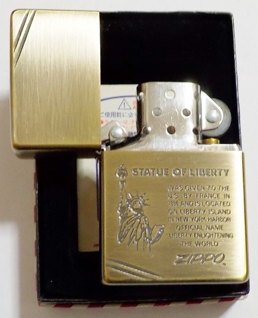 画像: ★自由の女神！Statue of Liberty １９９８年３月 １９３７ 真鍮古美 ZIPPO！新品