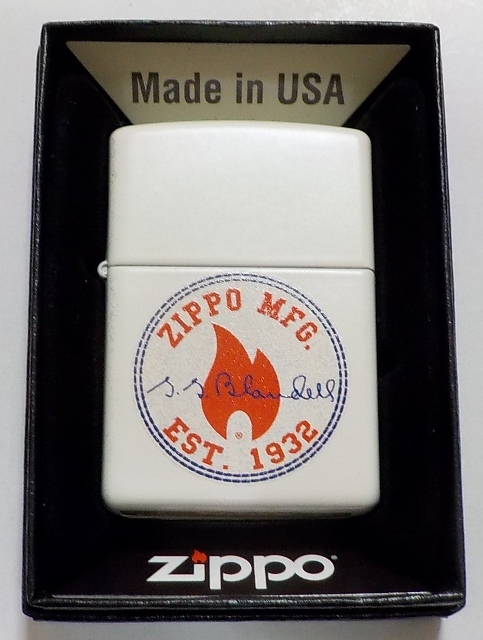 画像1: ☆復刻オールドデザイン！ZIPPO MFG EST １９３２ GGBサイン USA ホワイト ZIPPO！新品