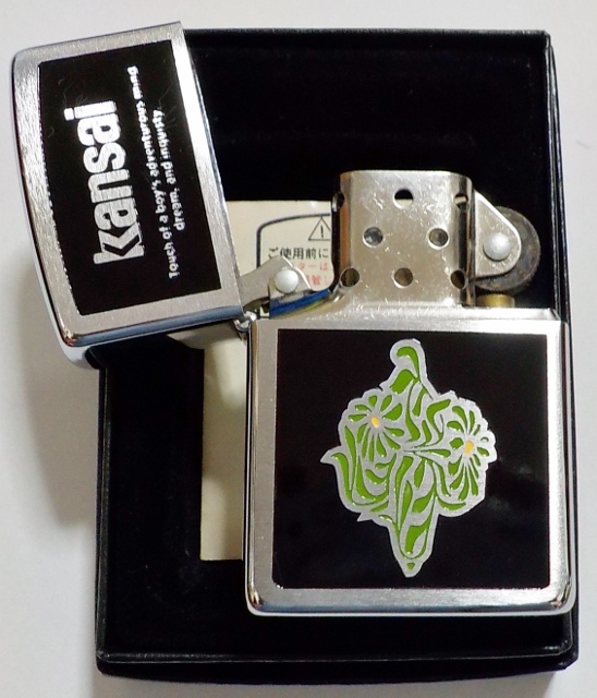 画像: ☆山本寛斎！１９９６年７月製 KANSAI SUPER STUDIO フラワーデザイン ZIPPO！未使用品