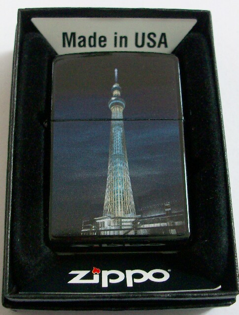 画像1: ☆東京スカイツリー！TOKYO－SKYTREE 公認 ★両面 夜景 ２０１０年 ZIPPO！新品D