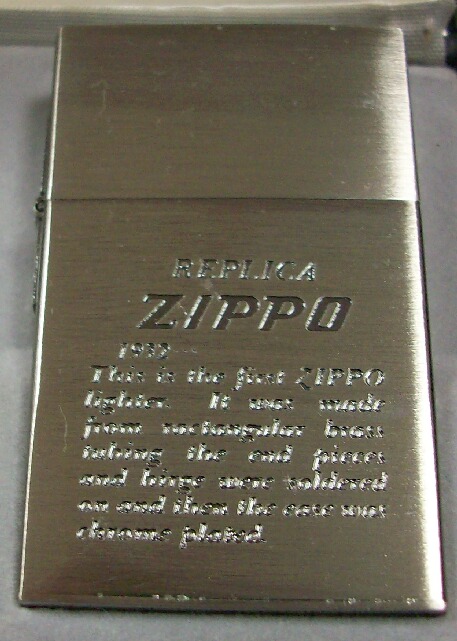 画像: １９３２ FIRST ORIGINAL REPLICA！１９９０年 ZIPPO 未使用品！D