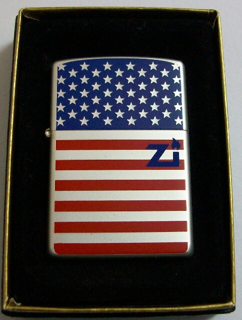 画像1: ★アメリカ  国旗！フラッグ　両面デザイン　２００１年　ZIPPO！新品