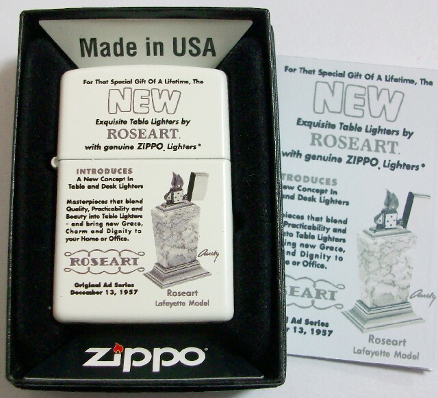 画像: ☆ROSEART！限定５０個！米国ローズアート社 １９５７ ＶＩＮＴＡＧＥ ＡＤ ZIPPO！新品