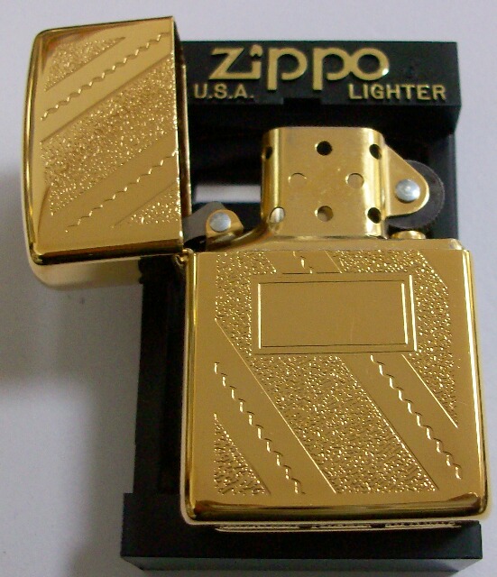 画像: ☆カナダ・ジッポー！ジッポー社 カナダ工場製 ゴールド・プレート１９９７年８月 ＺＩＰＰＯ！新品