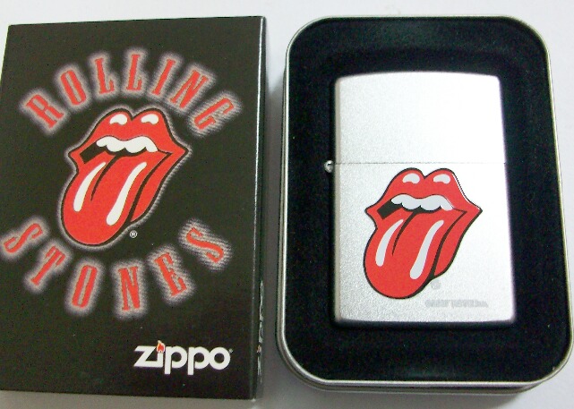 画像: ☆ローリング・ストーンズ！ROLLING STONES ２００７年 サテン ZIPPO！新品