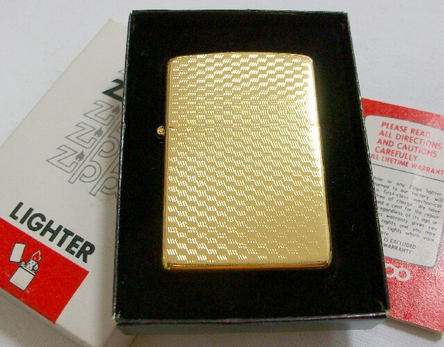 画像: ☆１９８３年 VINTAGE ＃２５０G ゴールド 両面デザイン ZIPPO！新品未使用品