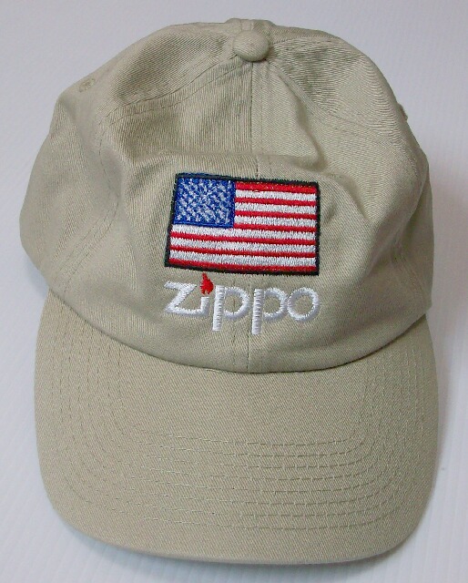 画像: ☆非売品！米国ZIPPO社 ベージュ 星条旗 CAP（帽子）！新品