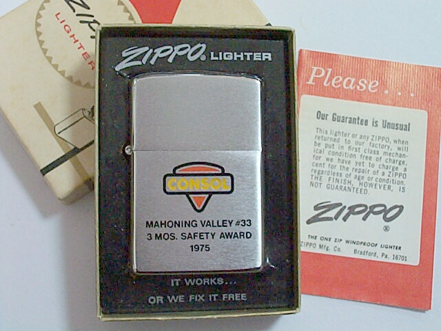 画像: １９７５年 VINTAGE 米国企業 ＣＯＮＳＯＬ ＺＩＰＰＯ！未使用品