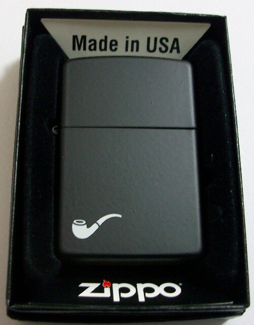 画像: ★パイプ用 ジッポー！PIPE DESIGN ブラック  BLACK ２０１１年 ZIPPO！新品