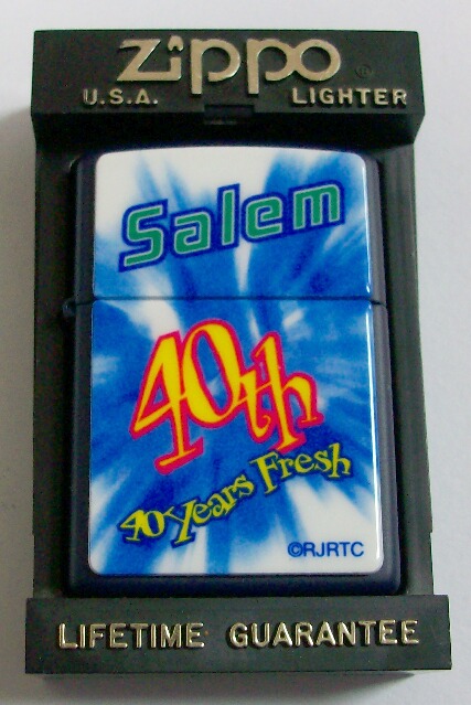 Salem！セーラム ４０周年記念 １９９６年 USA ZIPPO！新品 - ジッポー 