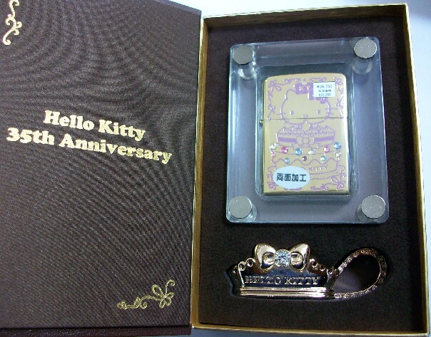 ☆豪華限定１００個！ハローキティ Hello Kitty 誕生３５周年 ZIPPPO