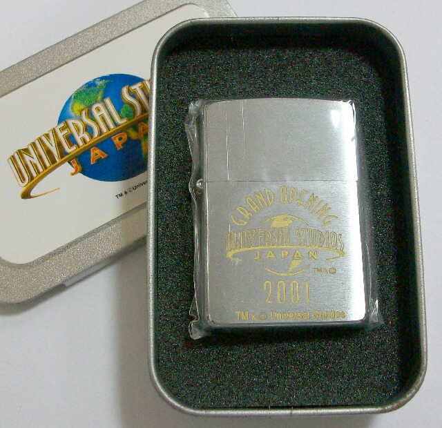 画像: ☆UNIVERSAL STUDIO JAPAN！オープン第２弾 ２００１年 限定 ZIPPO！新品