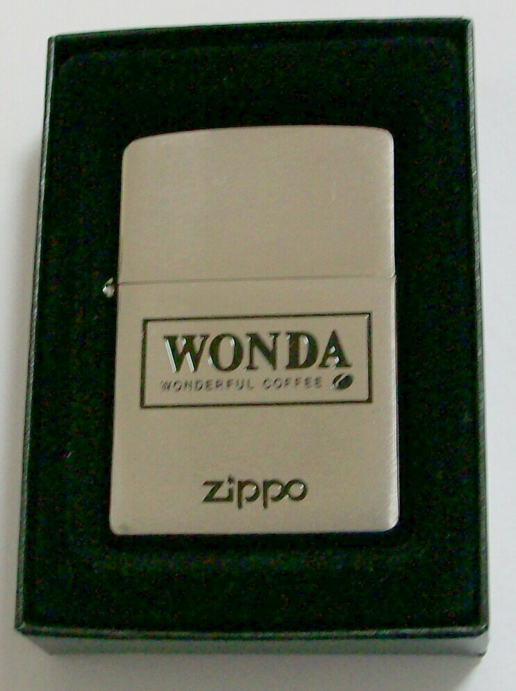 画像: ☆Asahi WONDA！アサヒ ワンダ COFFEE ブラック・ロゴ ２００８年 ZIPPO！新品