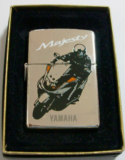 画像1: ☆YAMAHA！Majesty　２０００年 シルバー加工 ZIPPO！新品