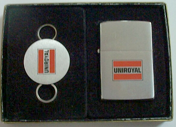 画像: ★１９７８年 VINTAGE 未使用 ユニロイヤル・タイヤ UNIROYAL TIRE ZIPPO！KEY RING付。