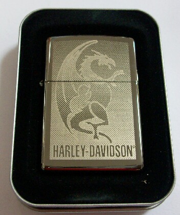 画像: ☆HARLEY-DAVIDSON！本場 ＵＳＡ ブラックアイス ＺＩＰＰＯ！新品Ｅ