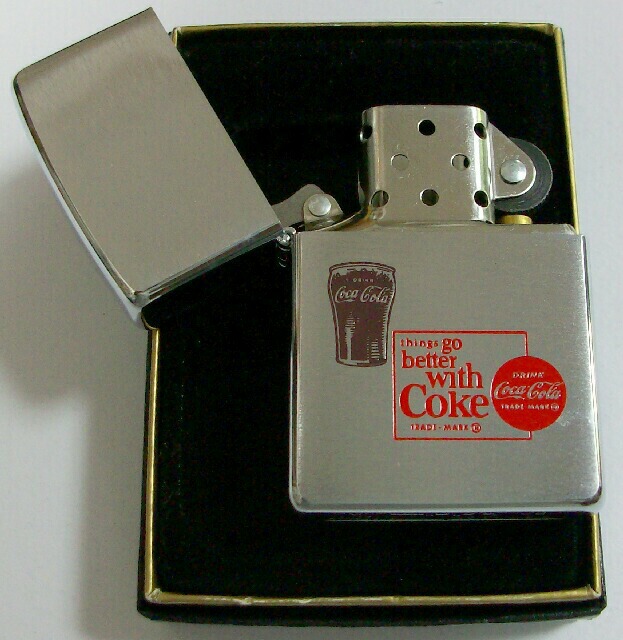 画像: コカ・コーラ！Coca-Cola USA ２００２年 better with Coke ZIPPO！新品