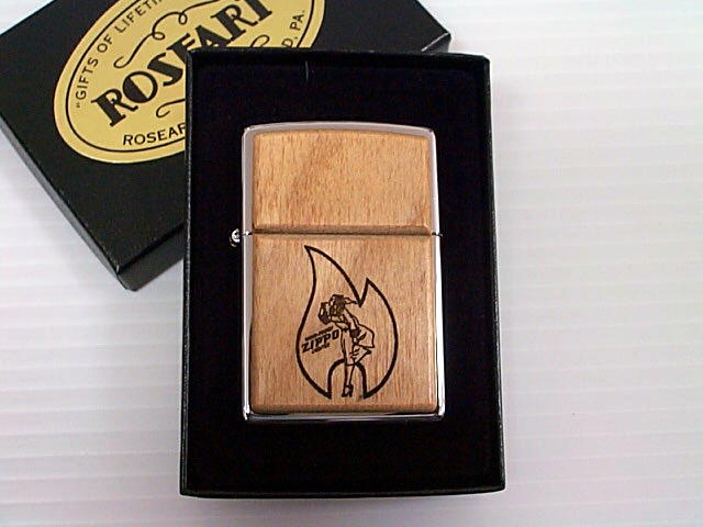 画像: ★ROSEART！Windy ウィンディ 両面 Wood Chestnut（栗の木）２００６年９月 ZIPPO！新品
