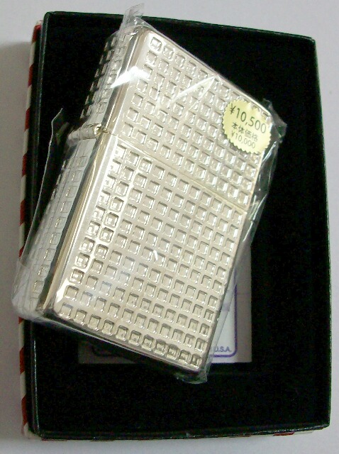 画像: ☆豪華 五面彫刻加工！１９３７ LATTICE WORK SILVER ２００５年５月 ＺＩＰＰＯ！新品