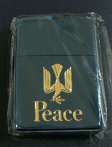 Peace！ピース ブルーチタン JT ２００７ キャンペーン ZIPPO！おまけ付 新品 - ジッポーパーク Zippopark