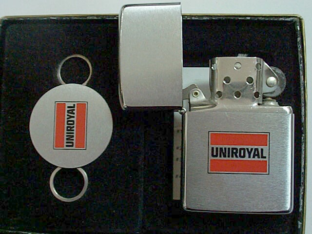 画像: ★１９７８年 VINTAGE 未使用 ユニロイヤル・タイヤ UNIROYAL TIRE ZIPPO！KEY RING付。