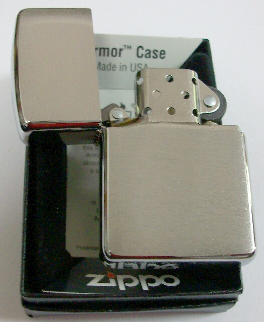 画像: ＃１６２ アーマー！Armor Brushed Chrome ZIPPO！新品