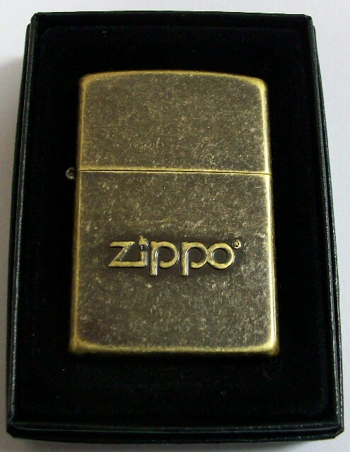 画像: ★渋い！アンテイーク・ブラス ＺＩＰＰＯロゴ ＳＴＡＭＰ 盛り上げ ２０１５年 ＺＩＰＰＯ！新品。