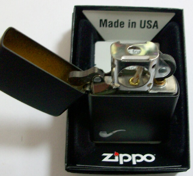 画像: ★パイプ用 ジッポー！PIPE DESIGN ブラック  BLACK ２０１１年 ZIPPO！新品