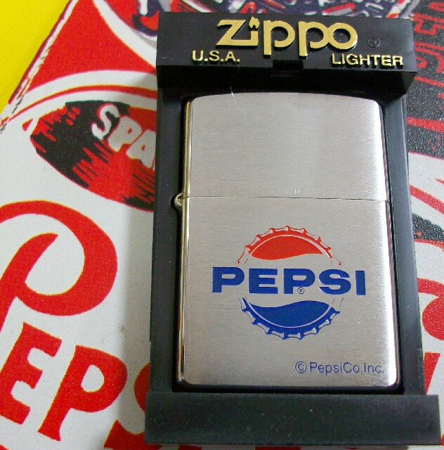 ペプシ コーラ １９６２年 ロゴマーク Pepsi Cola ２００２年 Zippo 新品 ジッポーパーク Zippopark