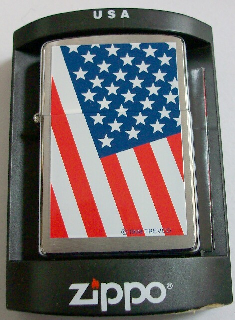 画像: ☆ＡＭＥＲＩＣＡＮ　ＦＬＡＧ！星条旗デザイン ＵＳＡ　２００４年 ＺＩＰＰＯ！新品Ａ