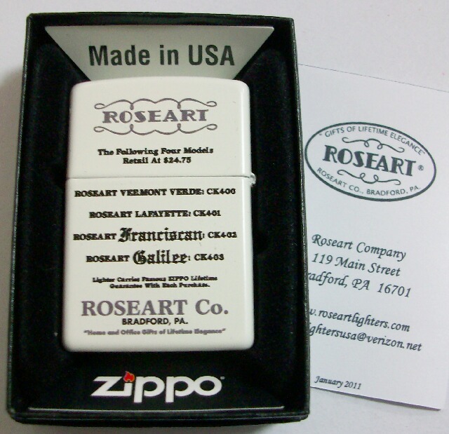 画像: ☆ROSEART！限定５０個！米国ローズアート社 １９５７ ＶＩＮＴＡＧＥ ＡＤ ZIPPO！新品