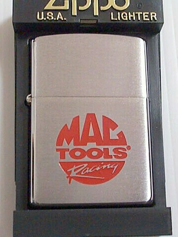 ☆マック・ツールス！MAC TOOLS Racing レッド・ロゴ ２００２年 Zippo ...