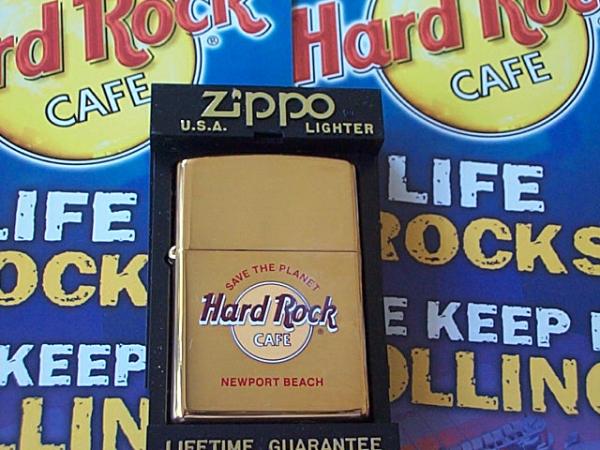 画像1: ★HRC！NEWPORT BEACH １９９８年１１月  真鍮ケース Solid Brass Zippo！未使用品