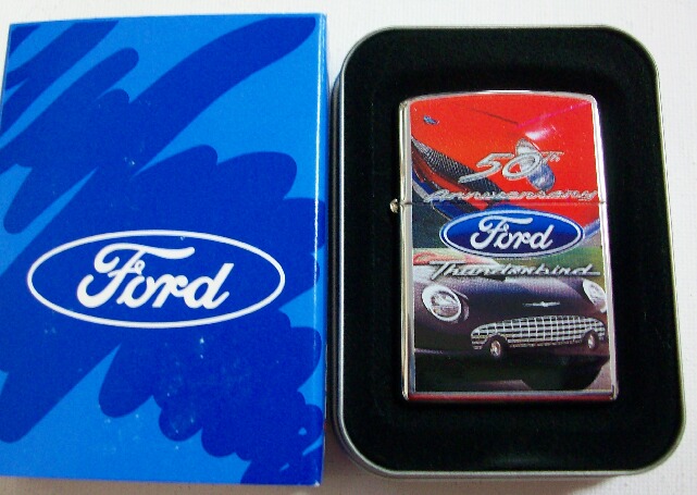 画像: ＦＯＲＤ！フォード　サンダーバード　５０周年記念　ＵＳＡ　ＺＩＰＰＯ！新品