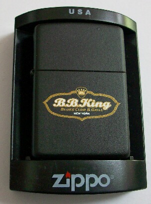 画像: ☆B.B.キング！B.B.KING BLUES CLUB NewYork ２００６年 Black Zippo！新品