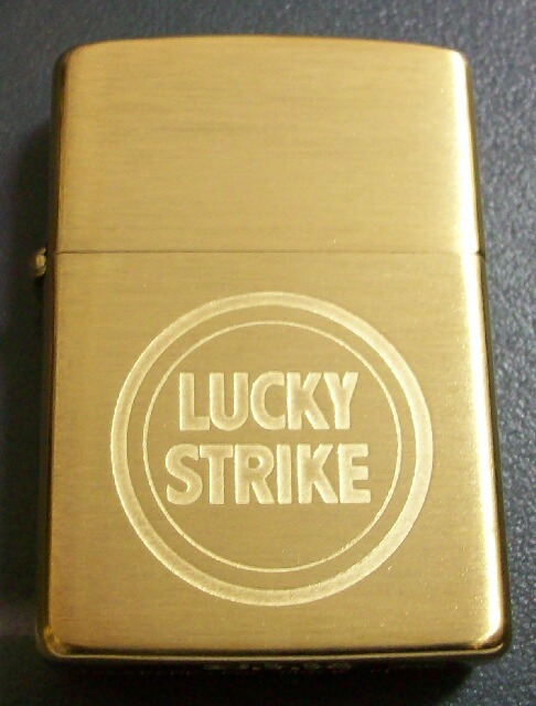 ☆LUCKY STRIKE！ラッキー・ストライク １９９２年１０月 真鍮 Solid Brass Zippo！新品