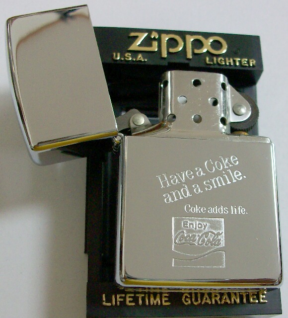 画像: ☆コカ・コーラ！１９９２年 Enjoy Coca-Cola  ZIPPO！新品