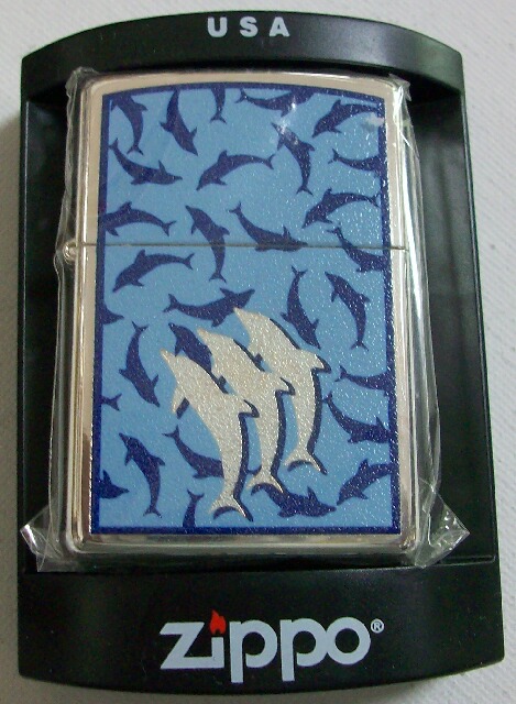 画像: ☆イルカ！ＤＯＬＰＨＩＮ　ドルフィン・デザイン 銀加工 ２０００年 ＺＩＰＰＯ！新品