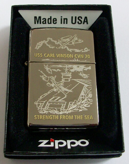 画像: 米海軍！USS CARL VINSON CVN-７０ BlackIce ２００９年 ZIPPO！新品