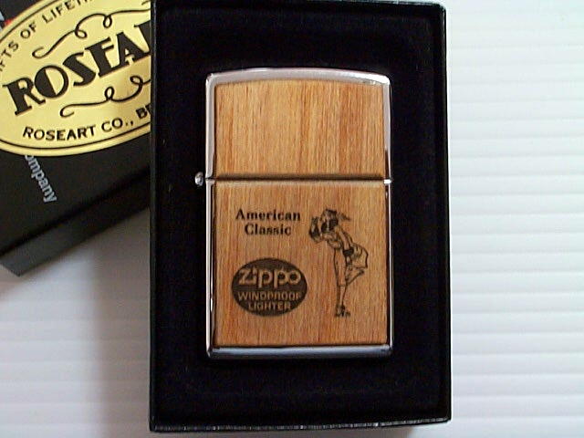 画像: ★ROSEART！ローズアート社 ウィンディ ２００６年 Wood ZIPPO！新品