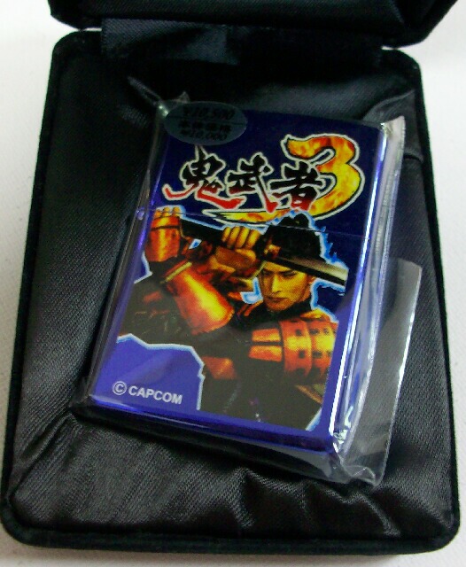 鬼武者３！ＣＡＰＣＯＭ 戦国サバイバルアクションゲーム ZIPPO！新品