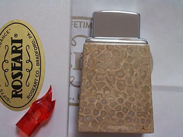 画像: ☆ローズアート 大理石！ROSEART Marble Table ZIPPO！Brown Fossil  ２００５年 未使用品
