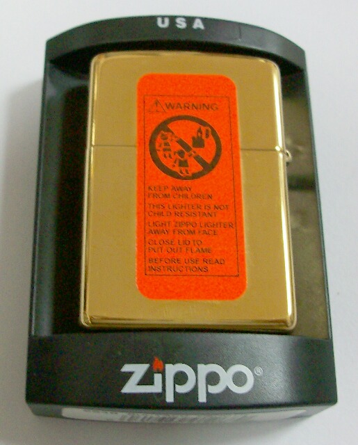 画像: ☆BULTACO！ブルタコ ２００４年 オリジナル 真鍮ケース Solid Brass Zippo！新品