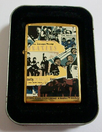 画像: ☆THE BEATLES！若き日の・・ビートルズ １９９７年 Solid Brass Zippo！新品