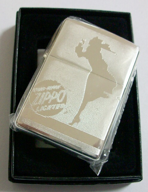 画像: ☆Ｗｉｎｄｙ！オールドＢＯＸ柄 繊細 ＮＣ彫刻 銀加工 ２００６年 ZIPPO！新品 