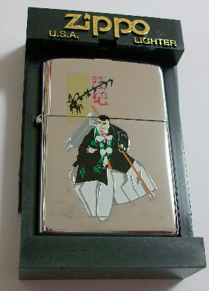 画像: 山伏！ヨーロッパ向け 和柄 山伏 １９９９年 ZIPPO！未使用品