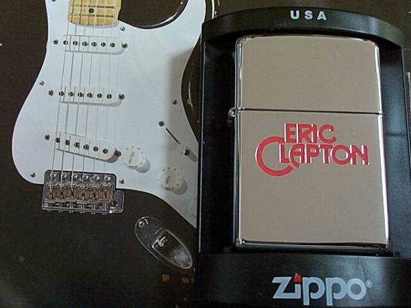 ☆ERIC CLAPTON！エリック・クラプトン 米国公式 赤ロゴ ２００８年 ZIPPO！新品 - ジッポーパーク Zippopark