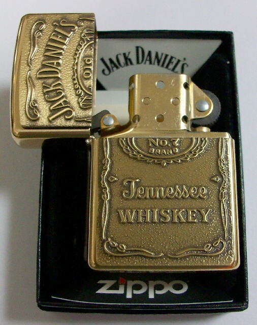 画像: ★JACK DANIEL'S！ジャック・ダニエル ２０１０年 Solid Brass Zippo！新品