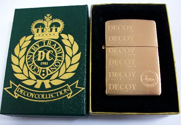 画像: ☆デコイ！ローズゴールド DECOY COLLECTION １９９８年４月 ROSE GOLD ZIPPO！新品。