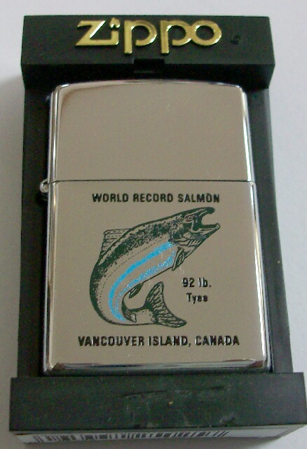 画像: ★カナダ・ジッポー！ジッポー社 カナダ工場製 SALMON ＃２５０ ２００１年 ZIPPO！新品